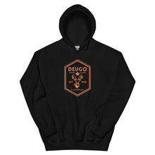 Load image into Gallery viewer, Unisex Deugo Orange Logo Hoodie - Oak&Feather