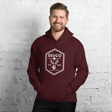 Load image into Gallery viewer, Unisex Deugo White Logo Hoodie - Oak&Feather
