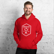 Load image into Gallery viewer, Unisex Deugo White Logo Hoodie - Oak&Feather