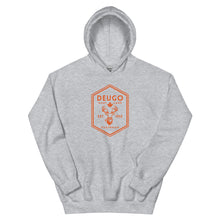 Load image into Gallery viewer, Unisex Deugo Orange Logo Hoodie - Oak&Feather