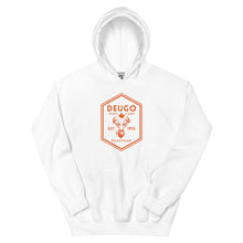 Load image into Gallery viewer, Unisex Deugo Orange Logo Hoodie - Oak&Feather