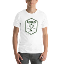 Load image into Gallery viewer, Unisex Deugo Forest Green Logo Tee - Oak&Feather