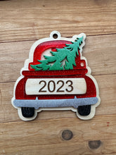 Load image into Gallery viewer, Red Truck Tree Ornament PRE-ORDER - Oak&amp;Feather