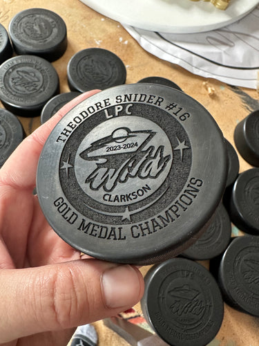 Custom Hockey Pucks