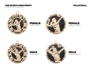 TEAM Sports Ornaments