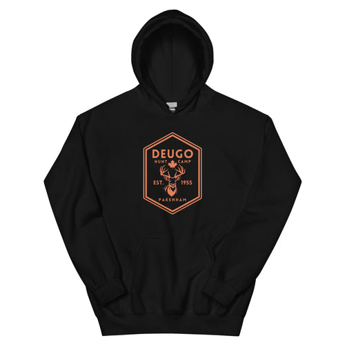 Unisex Deugo Orange Logo Hoodie