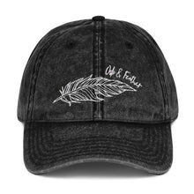 Load image into Gallery viewer, O&amp;F Vintage Cotton Twill Cap - Oak&amp;Feather